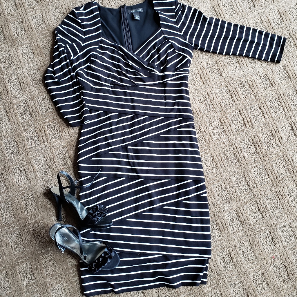 Whbm Instantly Slimming Dress, Sz 12
